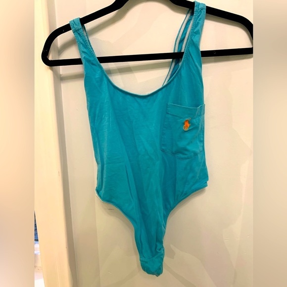 RALPH LAUREN POLO RARE VINTAGE BLUE BODY SUIT - Picture 11 of 16